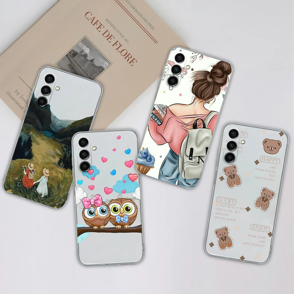 Love Heart Butterfly Soft Silicone TPU Transparent Camera Protection Phone Case