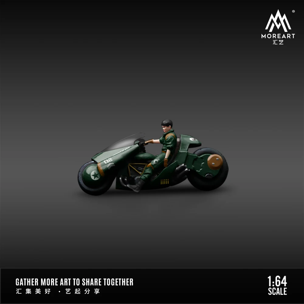 Time Micro MoreArt 1:64 Akira Fighter /Motor figure Set