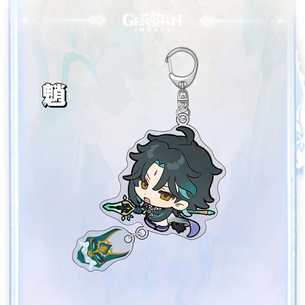 Anime Character Keychain Pendant and Badge - Game Impact Collection