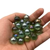 50/100 Pcs 14mm Glass Marbles Balls Charms Clear Pinball Machine Home Decor for Fish Tank Vase Aquarium Toys for Kids Children 6