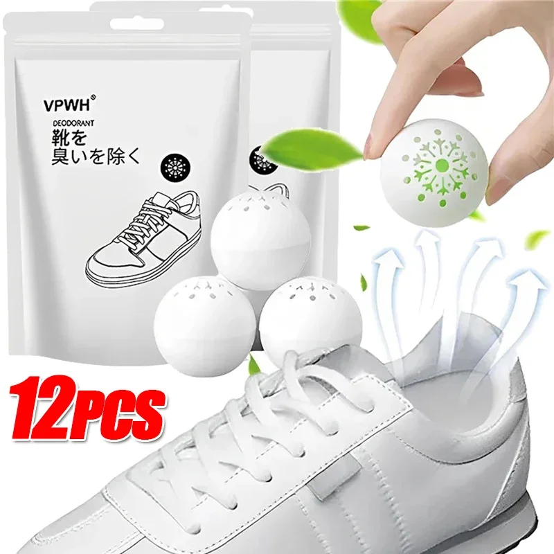 Shoes Deodorant Balls 12/1Pcs Cars Tea Scent Fresheners Home Gym Bag Shoes Freshener Closet Toilet Fresh Deodorization Balls