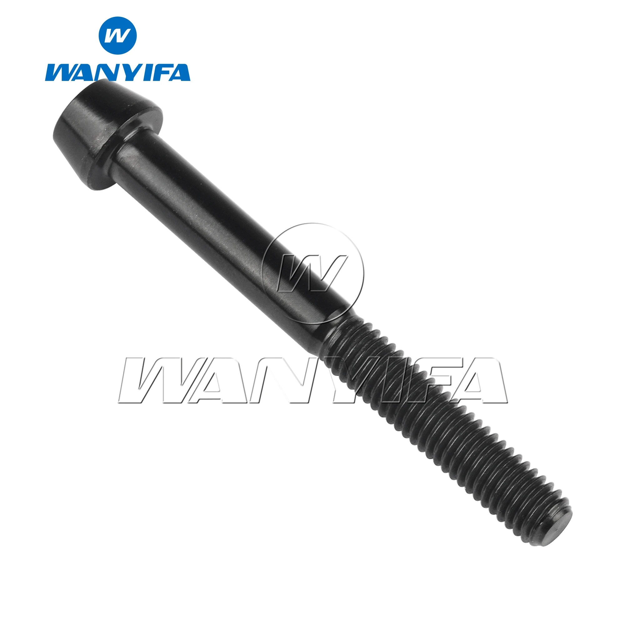 Titanium Bolts M6 x 10 15 16 18 20 25 30 35 40 45 50 55 60 65mm Allen Key Taper Head Bolt Screw for Bicycle Headset Brake