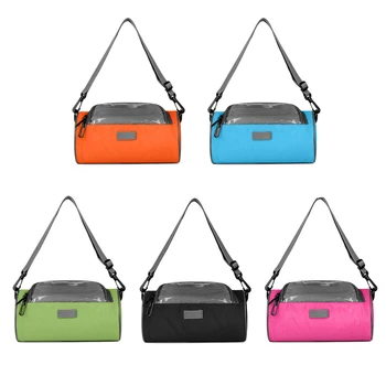 Borsa da manubrio borsa per telefono da bici per telefoni da 6.5 "borsa portaoggetti anteriore per Mountain Bike borsa per telefono da bici con Touch Screen sensibile