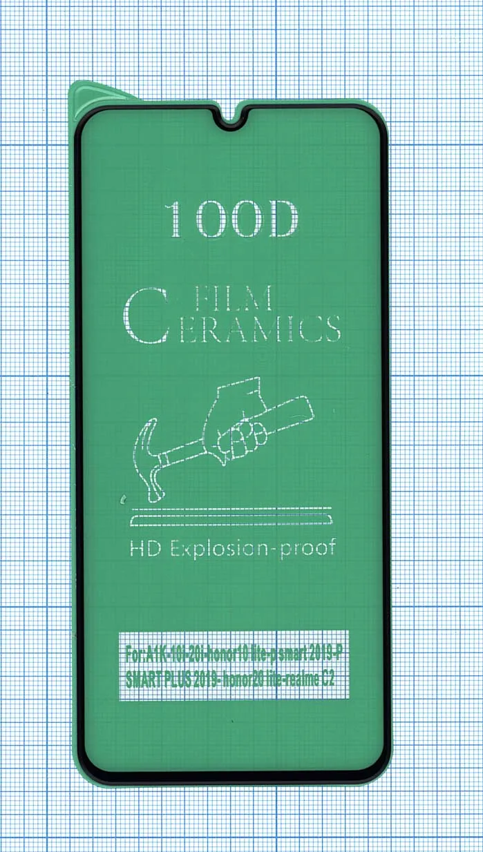 Ceramic Film (glass) for Huawei Honor 10 Lite Black | Электроника