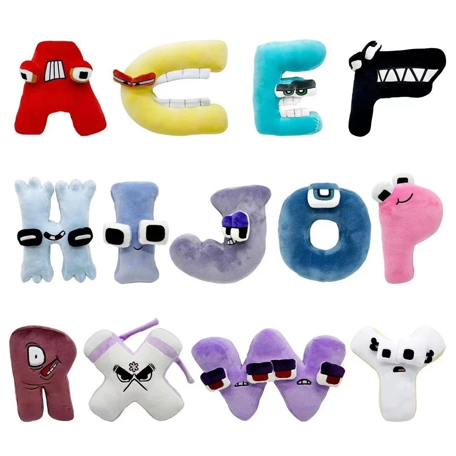 New Plush Alphabet Lore But are Toy Stuffed Animal Doll Letters Toys Kids  Gifts