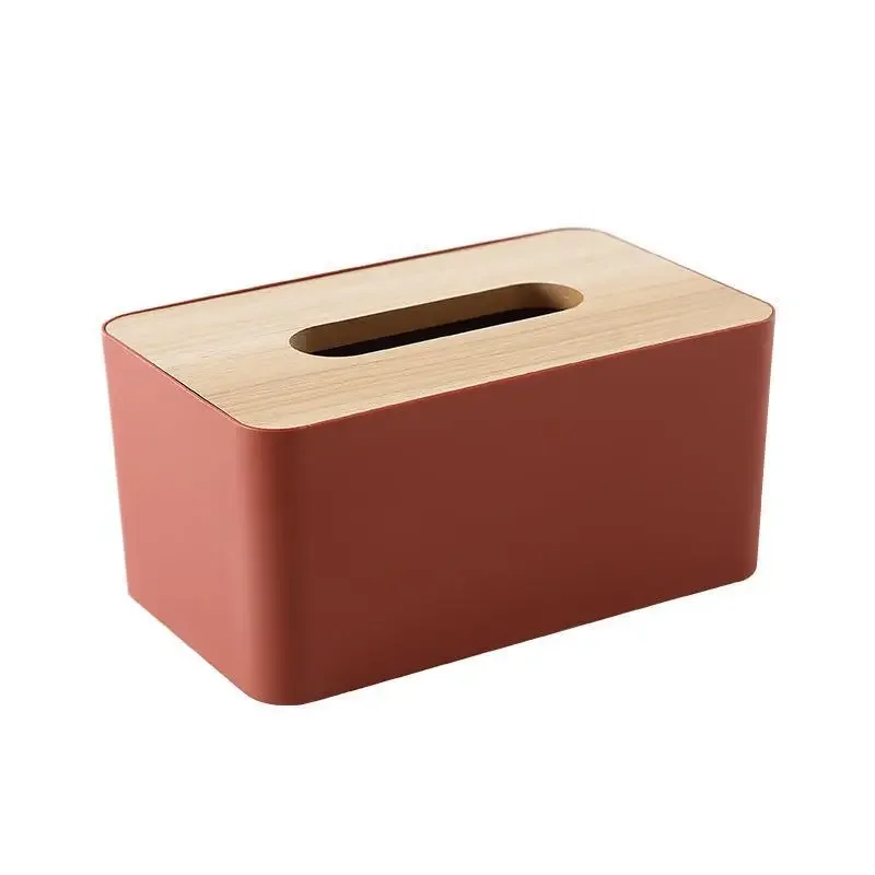 Minimalist Wooden Cover Desktop, Home Tissue Box, Storage, Paper Drawer, Car Gift 5