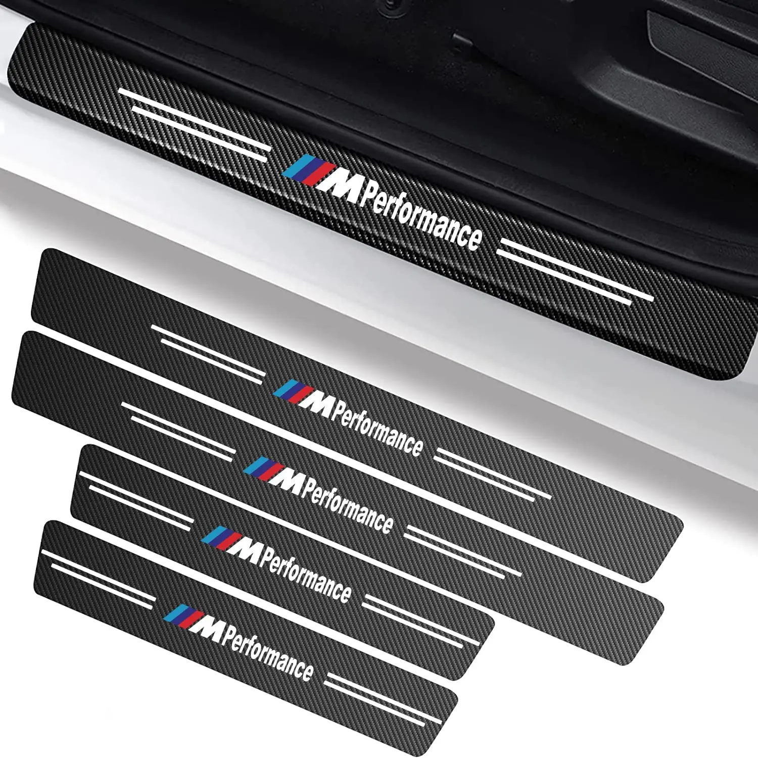 

Car Door Sill Protector For BMW M M2 M4 M5 M6 M8 X1 X2 X3 X5 X6 M135i M240i Z4 328i Carbon Fiber Protectors Accessories