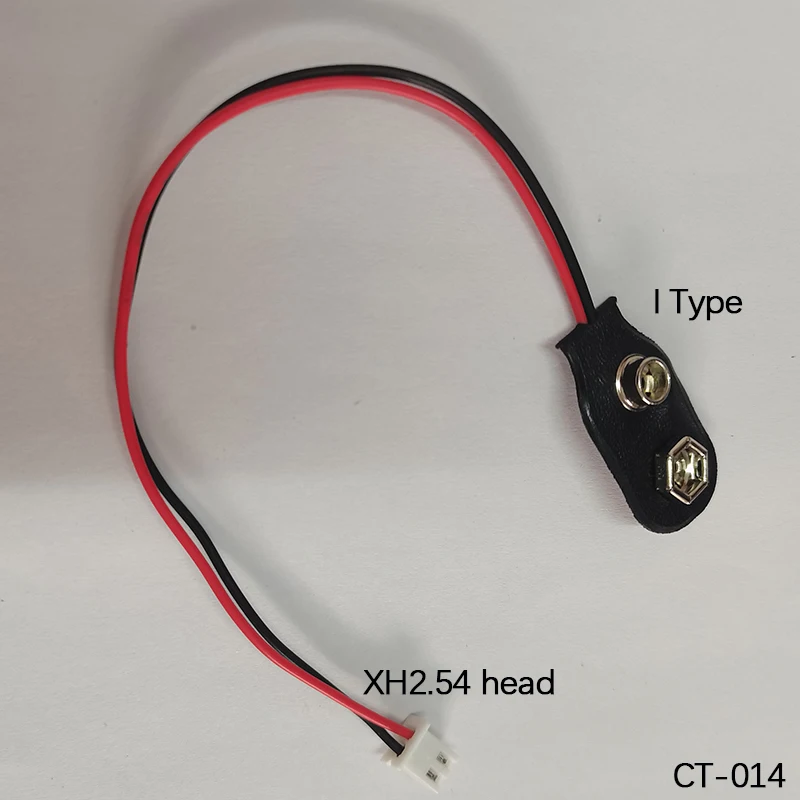 1 Stück 9 V Batterie-Snaps-Stecker, vielseitiger 9-V-Batteriehalter, I/T-Typ, weiche/harte Schale, Krokodilklemme, DC 5521 männlicher/weiblicher Adapter – Detail 11