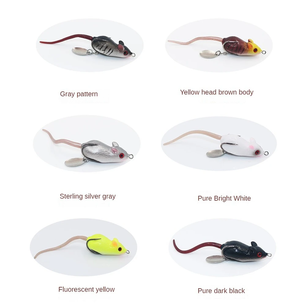 10.5G Rat Frog Fishing Lure Artificiale Soft Tube Bait Plastic Fishing Lure Con Ami Da Pesca Esche Jigging Pesce Gatto
