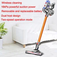 Wireless Handheld Vacuum Cleaner 15kPa Powerful Suction 150W Dual Motor LED Lighting Electric Sweeper Cordless Home Dust Cleaner 2