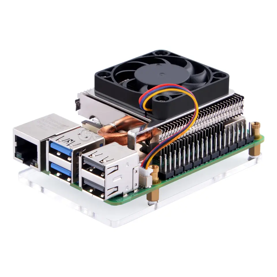 Ultra Thin ICE Tower Cooler for Raspberry Pi 5 CPU Fan image 1