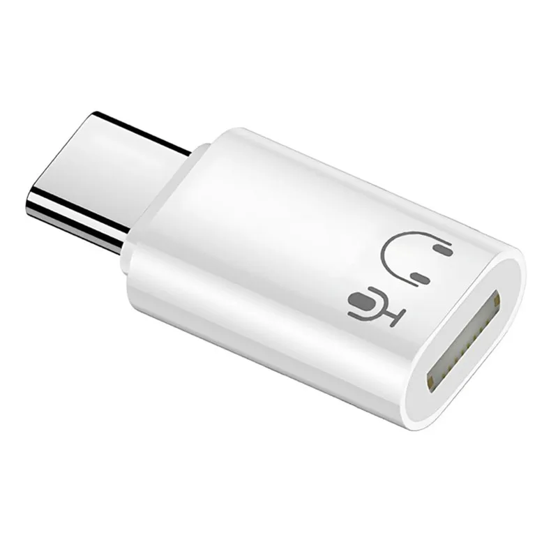 Lightning to Type C Audio Adapter for Headphones and Devices