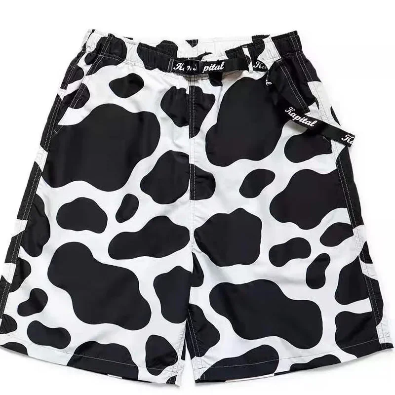 New Arrival KAPITAL 21SS Hawaiian Leopard Shorts Hirata and Hongri Loose Trendy Capris Men Casual