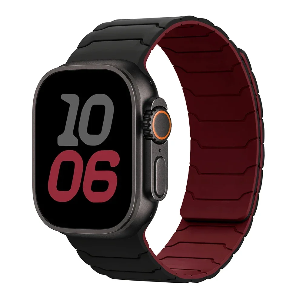 ตัวเลือกสินค้า สร้อยข้อมือซิลิโคนแม่เหล็กสำหรับ Apple Watch