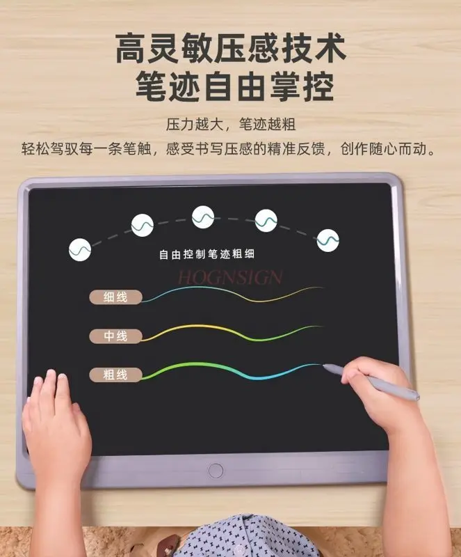 1개 LCD 드로잉 보드, 어린이용 쓰기 보드, 지울 수 있는 그림판, 가정용 장난감, 눈 보호용 소형 칠판