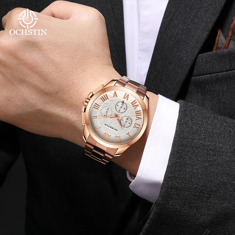 OCHSTIN2024 cross-border hot models pilot series multifunction quartz core fashionable trend men's quartz watches