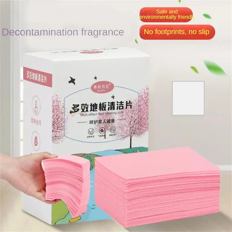 Toilet Cleaner Sheet 30/60/90/120PCS Mopping The Floor Toilet Cleaning Household Hygiene Deodorant Yellow Dirt Cleaning floor cleaner sheets toilet cleaning tablets