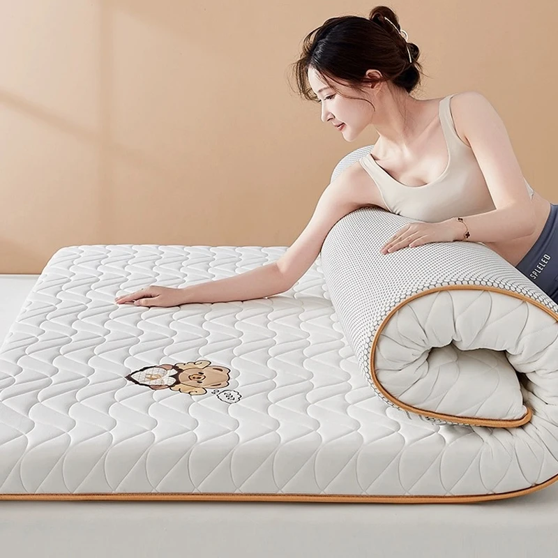 

Soybean fiber Memory foam Latex Mattress Floor mat Foldable Slow rebound Tatami Mat thicken warm 4/7cm King Twin Queen Full Size