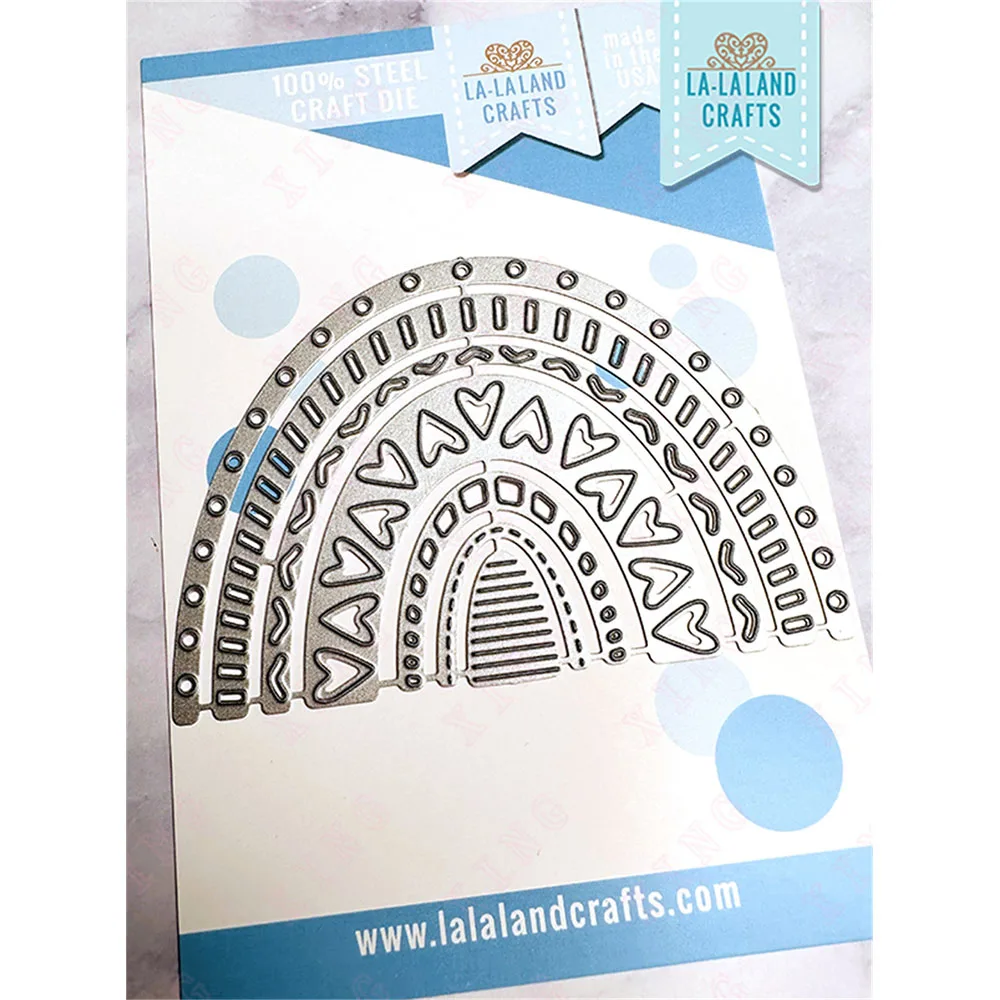 

Scrapbook Diary Decoration Embossing Template 2023 Diy Greeting Card Handmade Craft Molds Rainbow Cutouts New Metal Cutting Dies