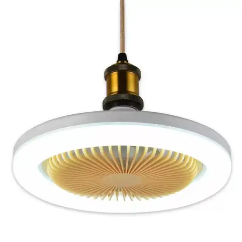 E27 LED 천장 팬 라이트 3 단 냉각 팬 원격 팬 라이트 30W 조도 조절 가능한 천장 팬 라이트, 전기 팬 인공 호흡기 라이트 5
