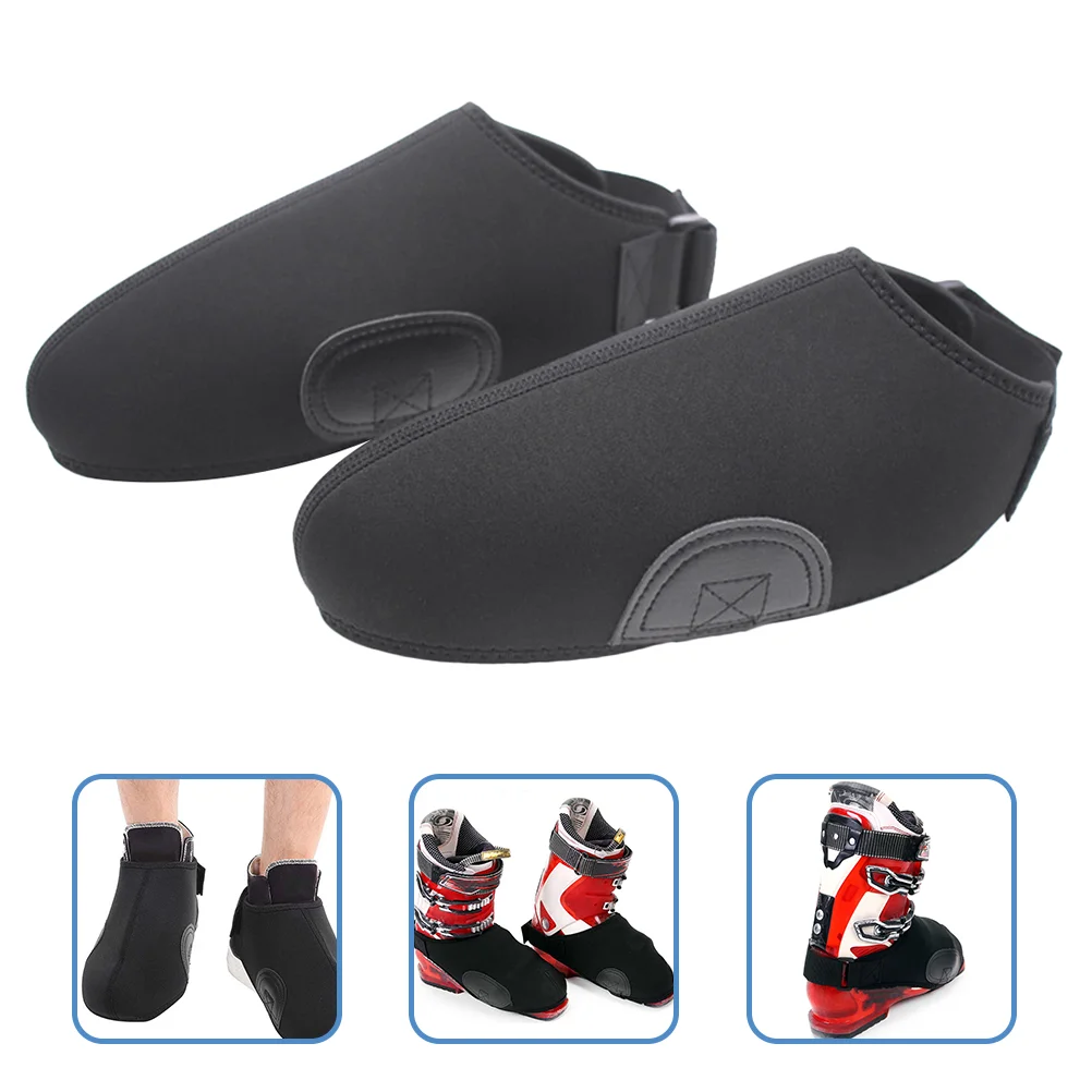 

Ski Boots Cover Men and Women Thermal Gloves Overshoes Neoprene Portable Covers