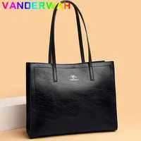 Sac à main Vintage en cuir Pu, fourre-tout de grande capacité, sacs à bandoulière à la mode, sacs à poignée supérieure de bonne qualité, sacs à main décontractés Design lettre 2
