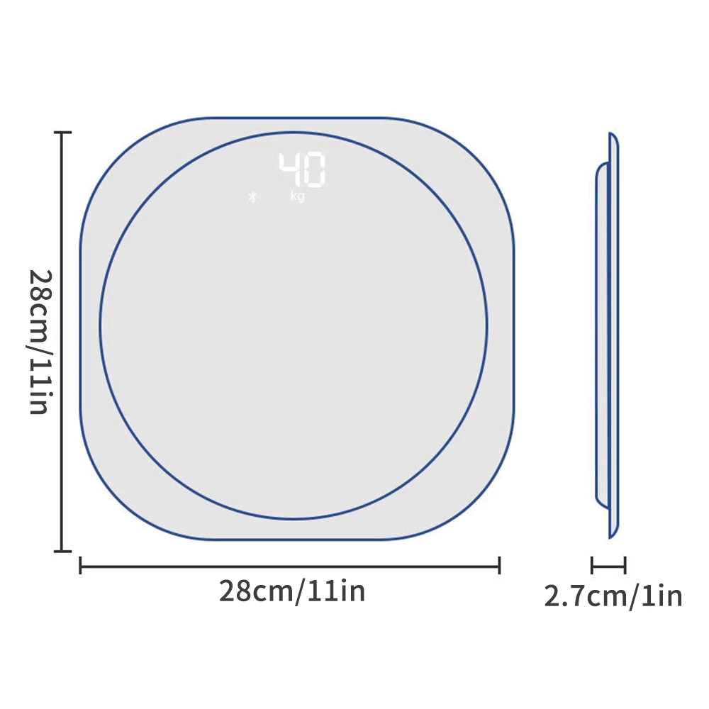 Creative weight scale intelligent home human atmosphere light night light USB weight monitoring
