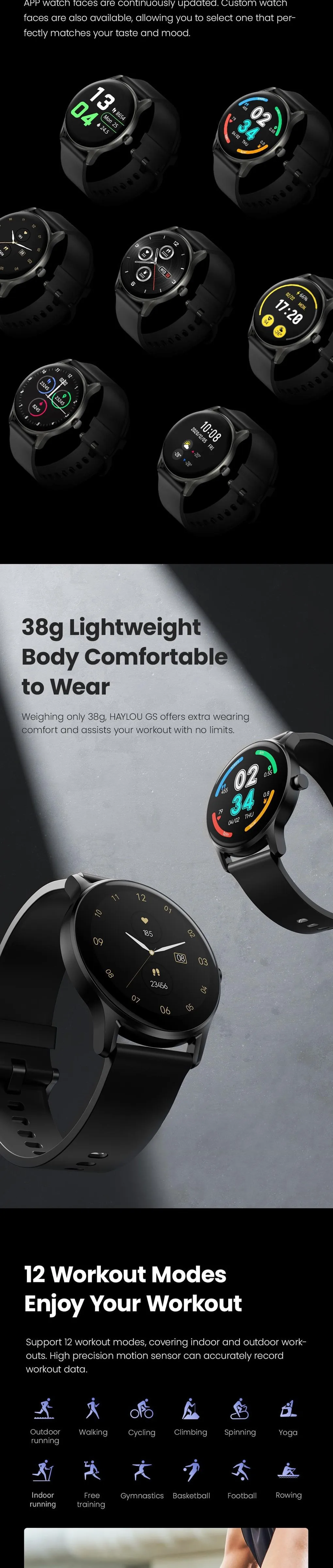 HayLou LS09A GS Smart Watch description image 2