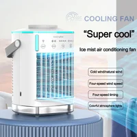 Mini-refroidisseur d'air USB populaire, ventilateur de climatisation de bureau, petit ventilateur de refroidissement à eau, humidificateur par pulvérisation 2