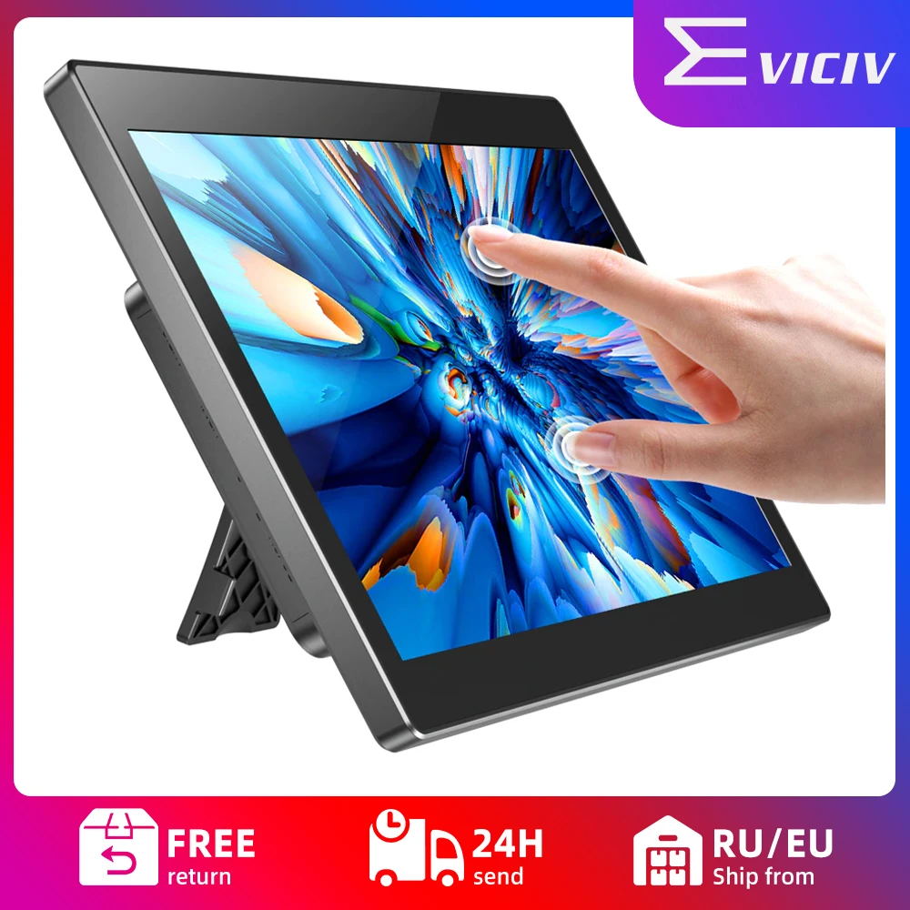 EVICIV 10 Inch Raspberry Pi Touchscreen Monitor