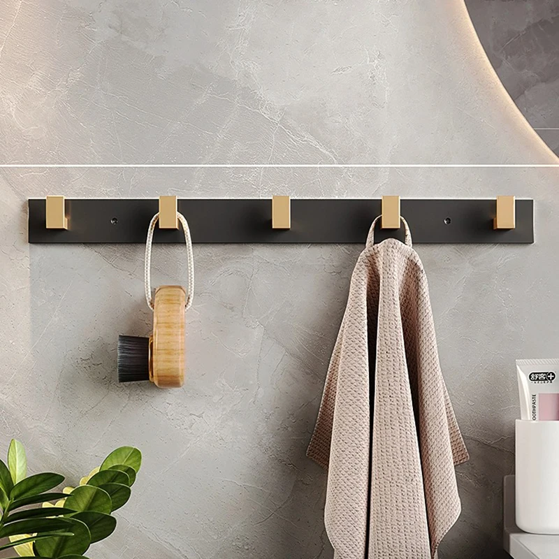 Bathroom Hook Black Gold Hook Clothes Wall Coat Rack Bathroom Hook Towel  Hanger For Bathroom Gold Brushed Wall Clothes Hanger