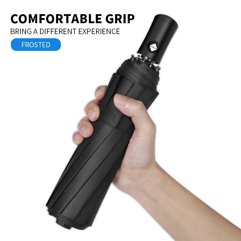 Car Portable Folding Automatic Three Folding Umbrella for Skoda Superb Octavia Rapid Kodiaq Kamiq Karoq Rapid Fabia car windshield sunshade car logo umbrella