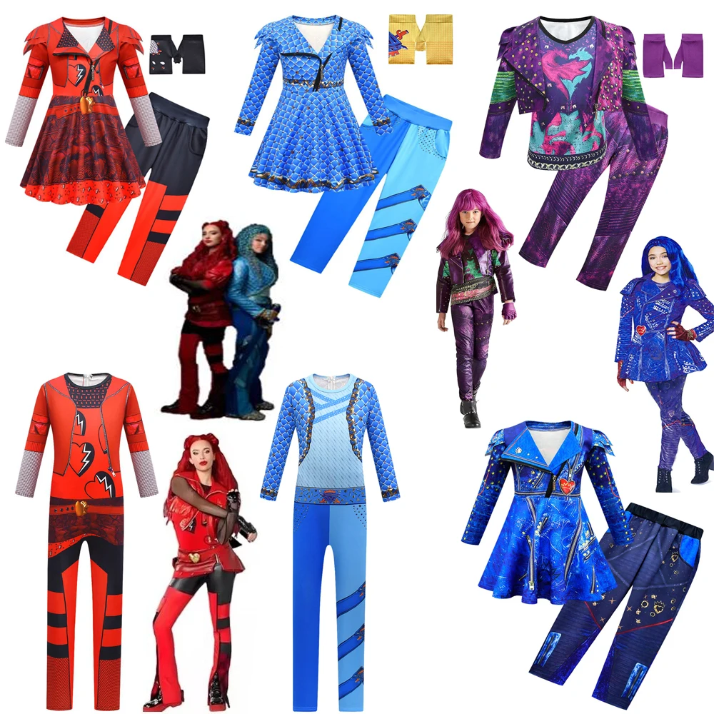 ディセンダントEvie コスチューム 3点セット ディセンダントEvie コスチューム 3点セット ドット 服