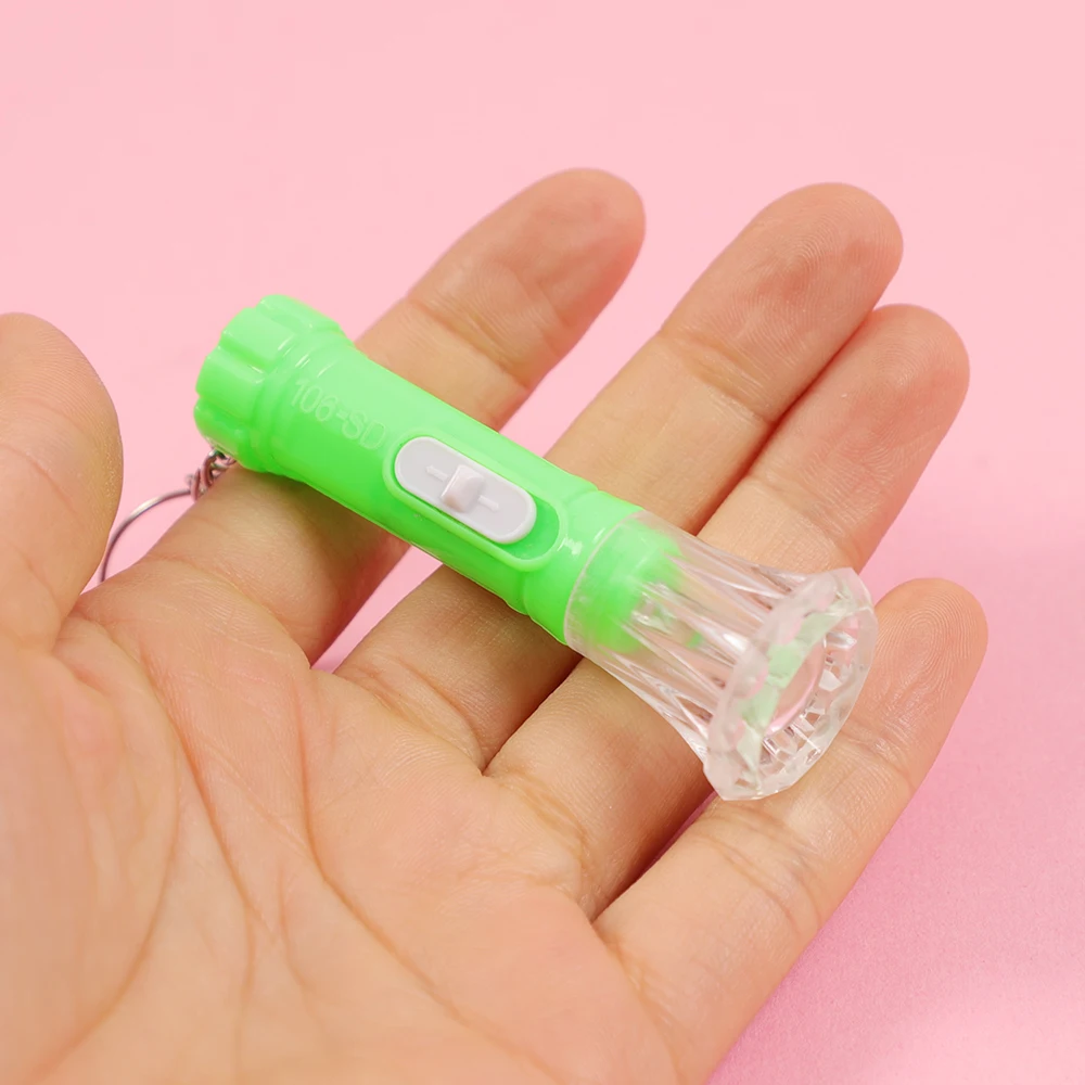 10Pcs Mini Children LED Flashlight Lamp Toy Gift Filler For Kids Birthday Party Favors Pinata Fillers Goodie Bag