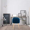 Living Room Chairs Velvet Chairs Side Chairs Modern Style Upholstered Armchairs for Leisure Restaurant Makeup Set of 2 2