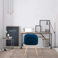 Living Room Chairs Velvet Chairs Side Chairs Modern Style Upholstered Armchairs for Leisure Restaurant Makeup Set of 2 2