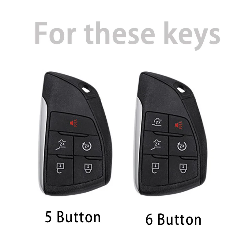 Premium TPU Key Fob Cover with 5-6 Button Slots