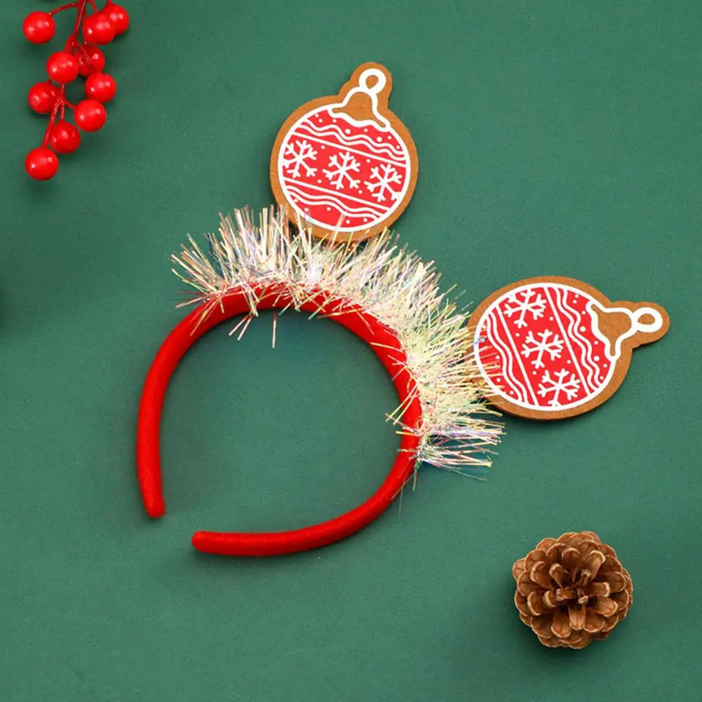 Adult Child Christmas Headband Festive Christmas Headbands for Women Men Kids Reindeer Snowman Xmas House Headwear Cute Holiday