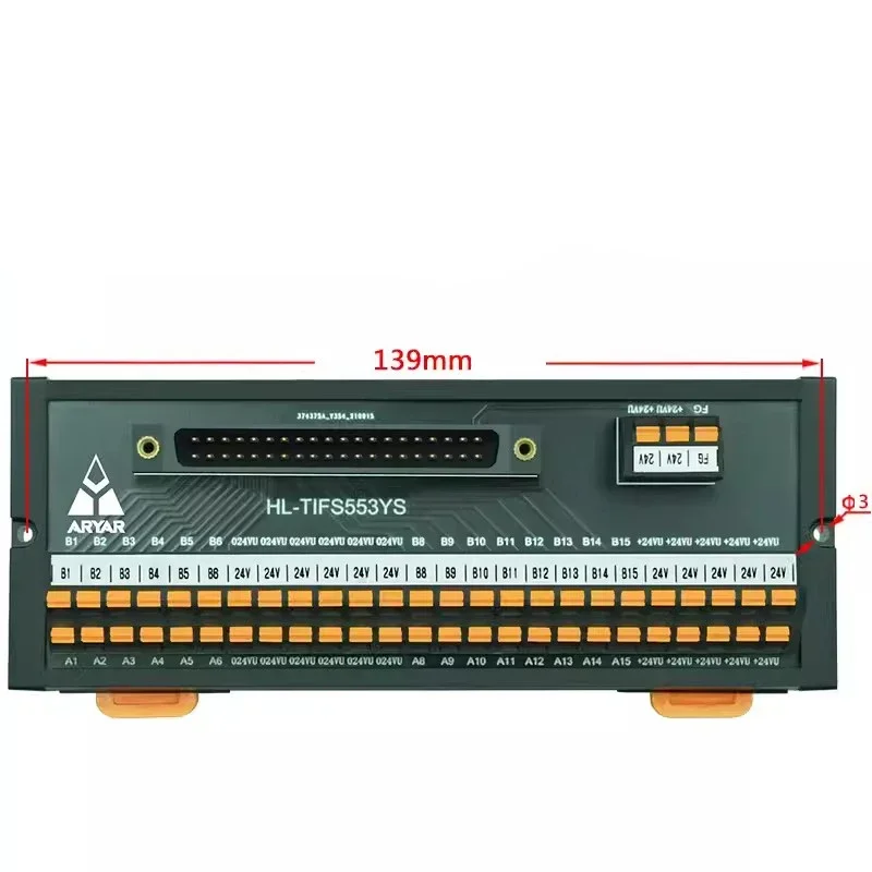 Scheda Breakout IDC40P 40 Pin Maschio Con Morsettiera - Per PLC E Interfaccia Elettronica