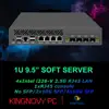 1U Rack Mount Firewall Appliance Mini Pc, OPNsense, VPN, Intel N100, 4 x Intel 2.5GbE I226-V LAN 4*/2*10G SFP Industrial Console 1