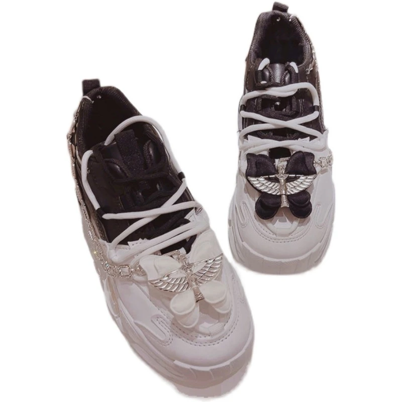 black tennis shoes with rhinestones