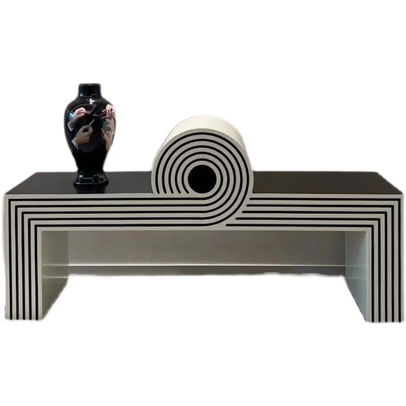 

Medieval minimalist bench, solid wood creative art, retro aisle, shoe changing stool, household footstool