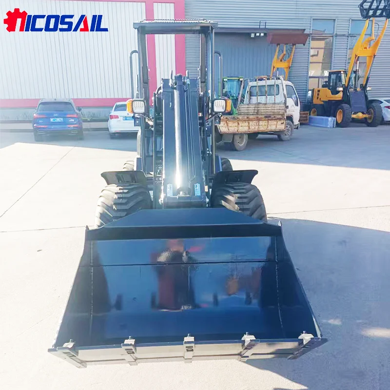 4wd Telehander Construction Machinery Gabelstapler 4x4 Teleskoplader 4 Tonnen kompakter Teleskoplader Kleiner Frontendlader