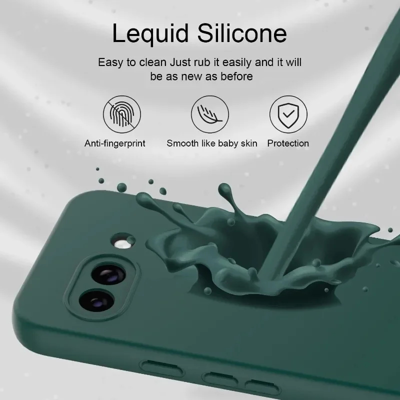 Premium Liquid Silicone Shockproof Matte Bumper Case - Soft Protective Cover