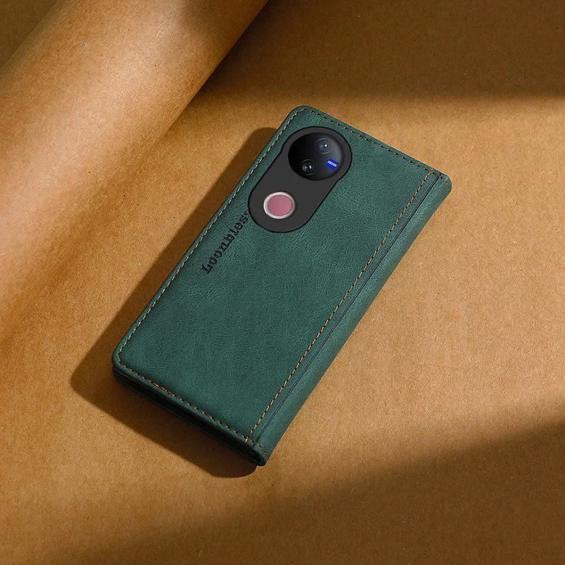 Vivo V50 Series Leather Wallet Flip Phone Case