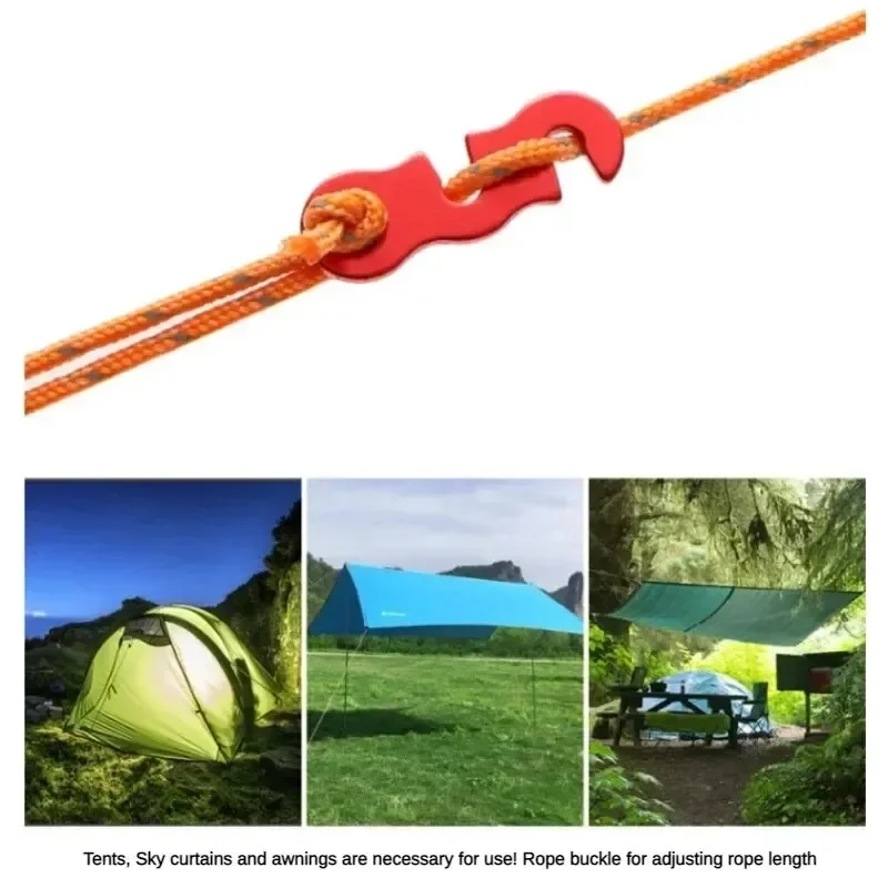 Adjustable Camping Tent Cord Rope Buckle S Type Tensioners Fastener Kit 10pcs Outdoor Camping Tents Securing Accessories camping tent accessories,camping tent fasteners,tent rope tightener,camping cord buckles,camping rope buckle
