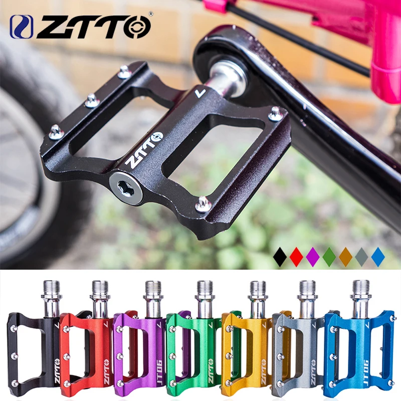 

ZTTO New Mountain Anti-Skid Bicycle Pedal Platform Bicycle Chrome Molybdenum Steel Axle Pedal Bearing For Road MTB Fixie Bike