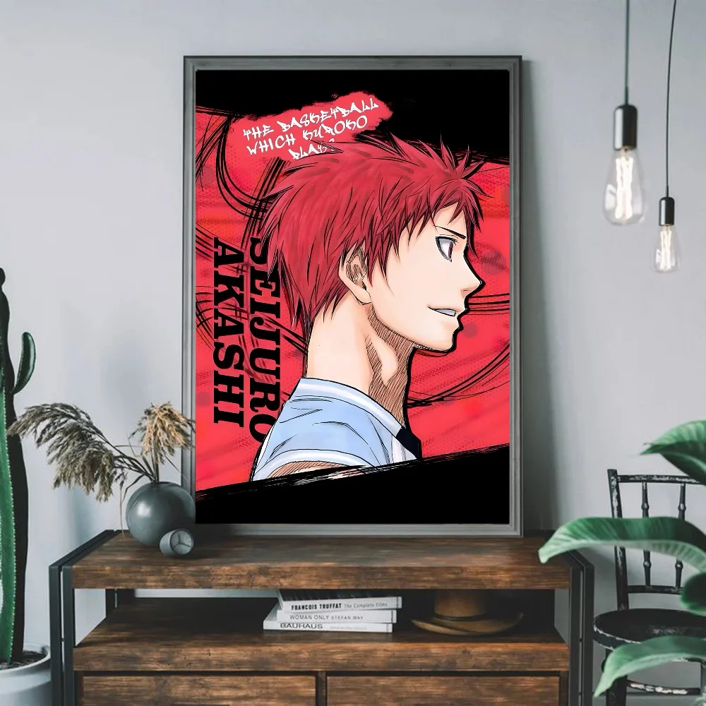 Anime Akashi Seijuro 빈티지 포스터 끈적 레트로 크래프트 종이 스티커 DIY 룸 바 카페 카와이 룸 장식
