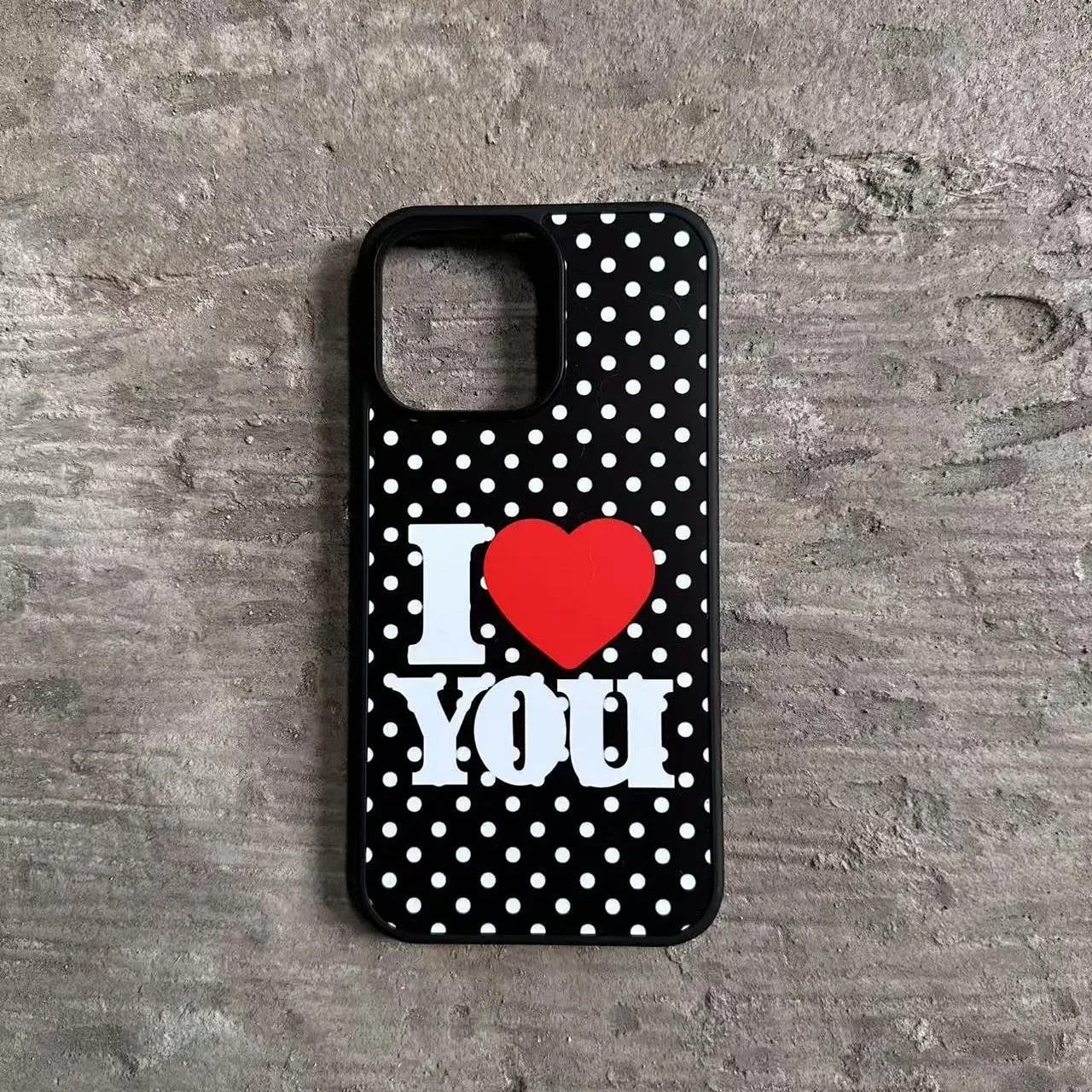 Leopard Print Kawaii Anime Girl Cross Art Phone Case - Y2K Simple Cover