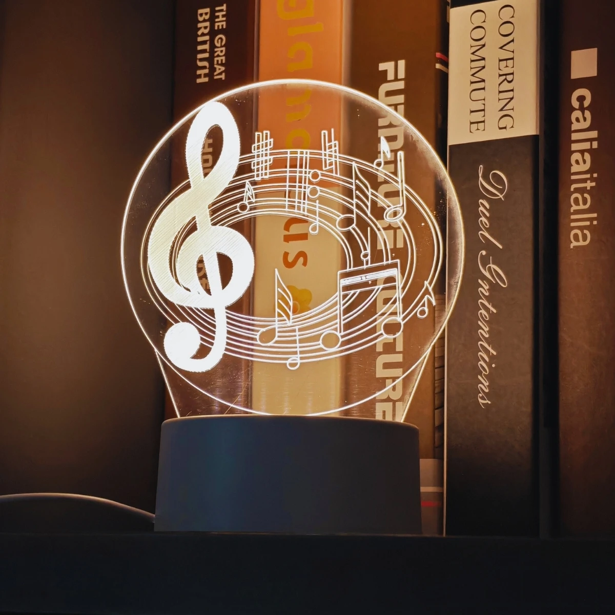 USB 따뜻한 책상 램프가 포함된 3D Le Fu 야간 조명은 가족과 친구를 위한 작은 선물이자 가정 장식입니다.